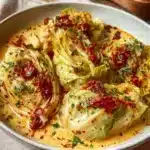 Delicious Marry Me Melting Cabbage dish served on a plate.