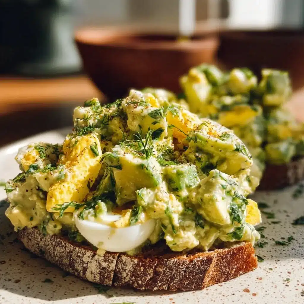 Mediterranean Avocado Egg Salad – Easy Zesty Lunch Obsession