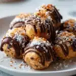 No-Bake Samoa Cookie Protein Balls - healthy and indulgent protein snack