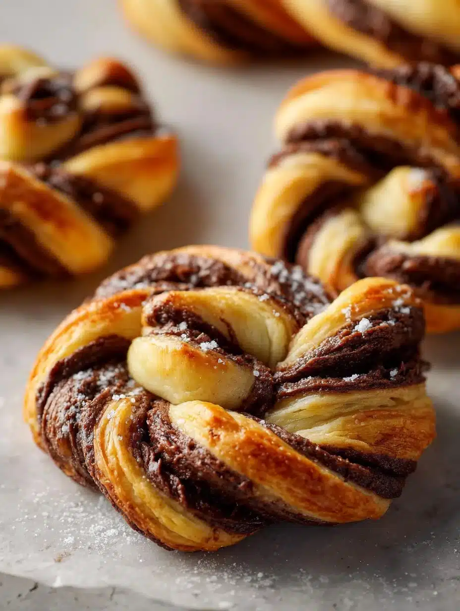Nutella Puff Pastry Twists