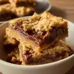 Delicious Oatmeal Fudge Bars made with rich fudge and hearty oats.