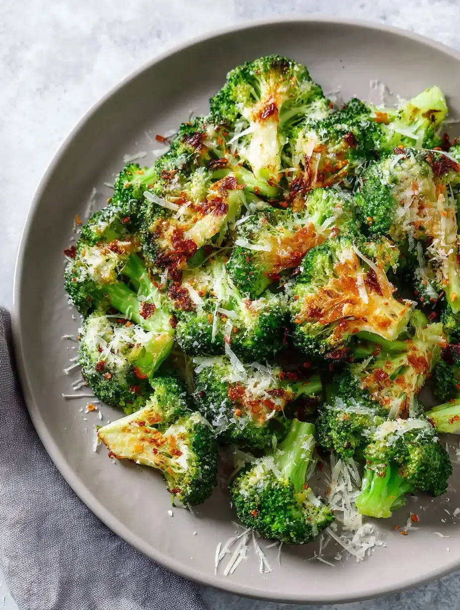 Roasted Smashed Broccoli