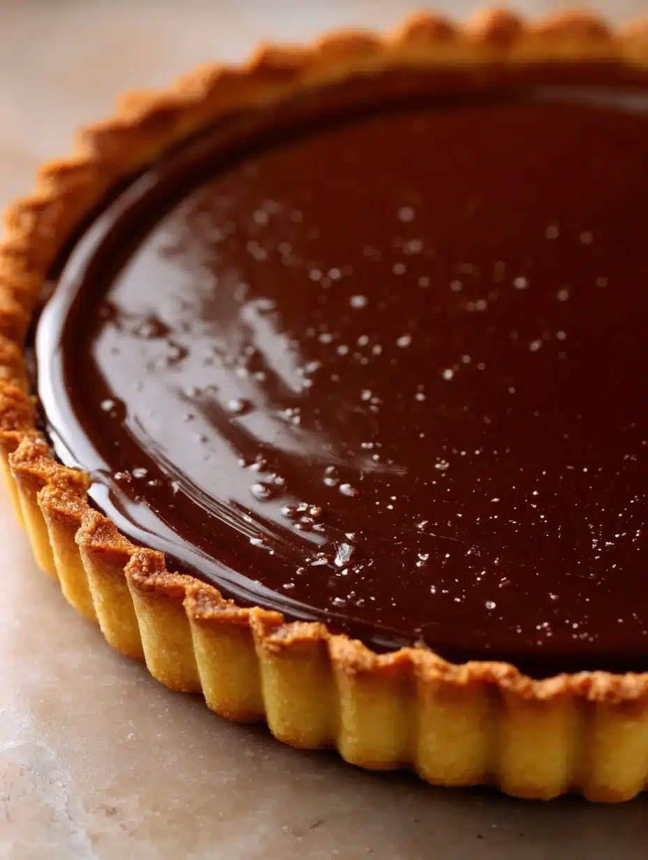 Delicious Salted Caramel Tart with rich flavors and a golden crust