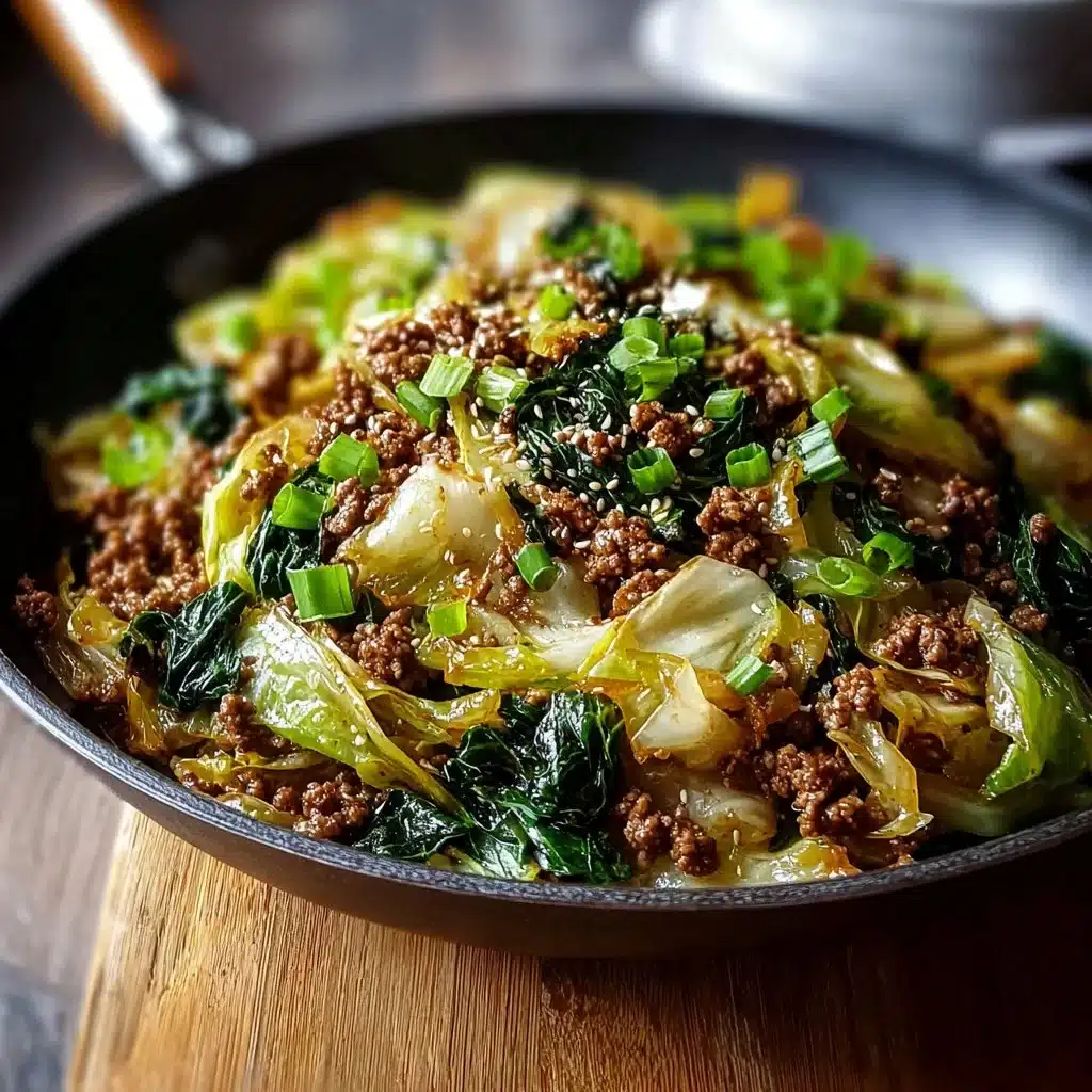 Savory Chinese Ground Beef and Cabbage Stir-Fry in 30 Minutes