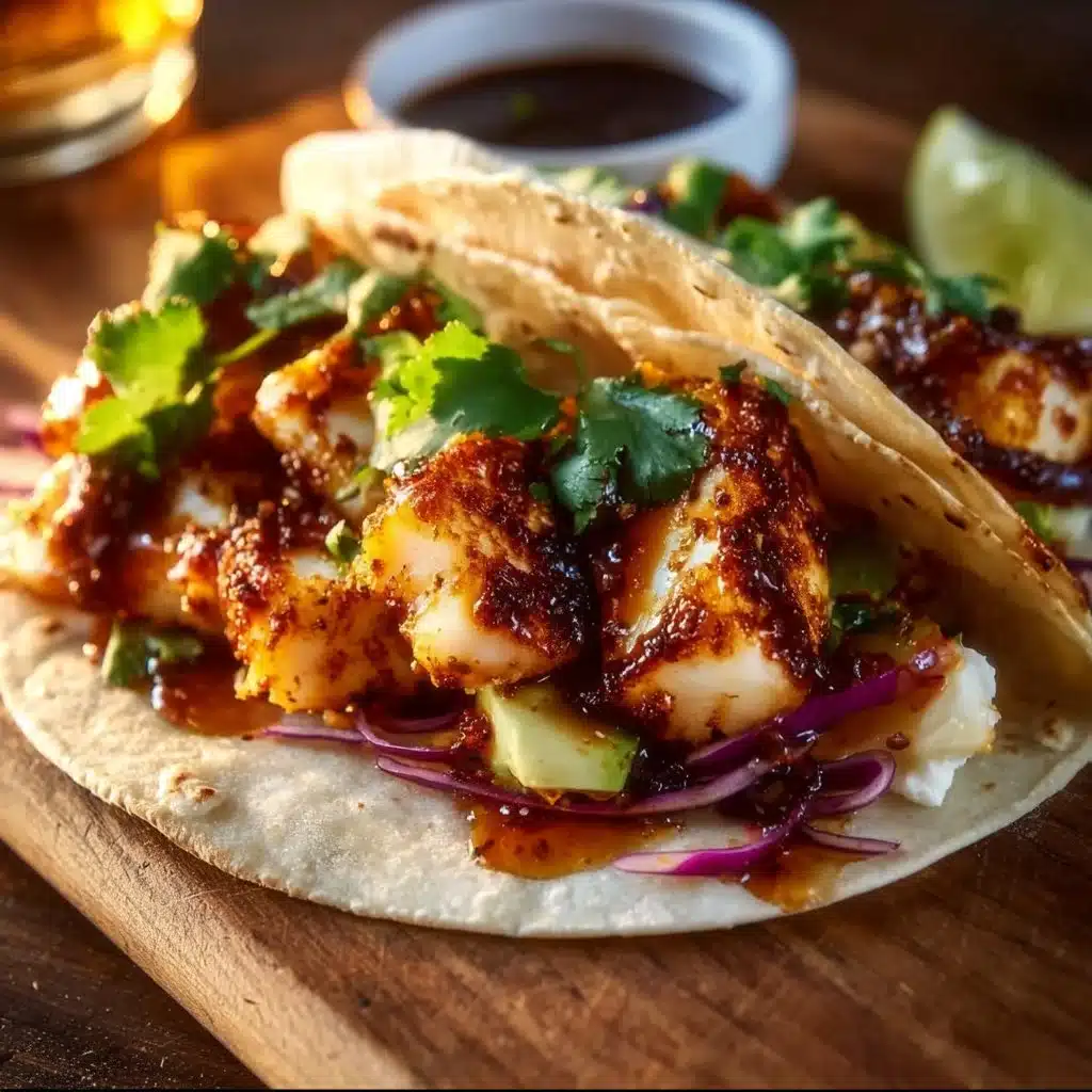 Spicy Honey Halloumi Tacos