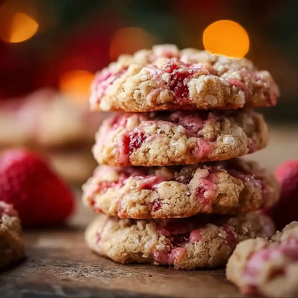 Strawberry Crunch Cookies