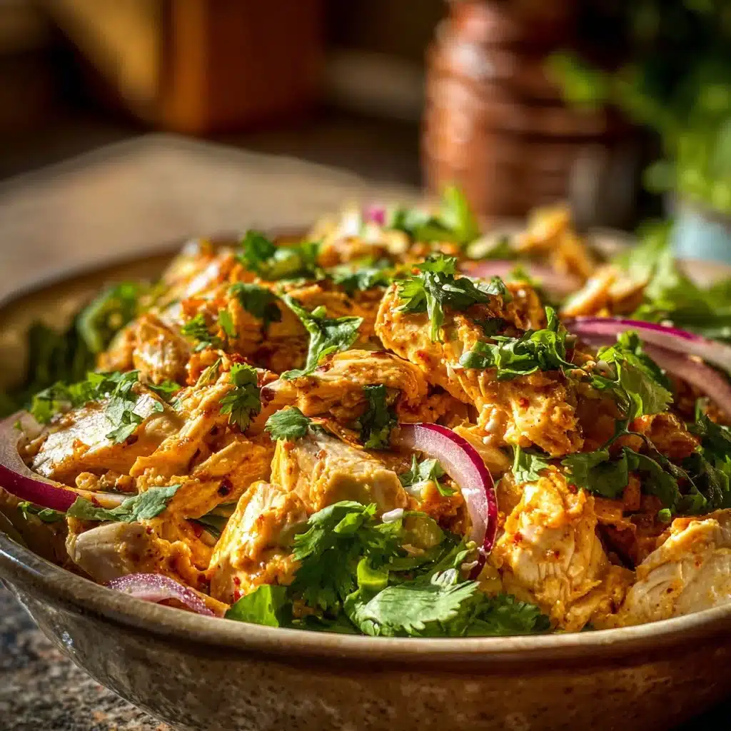 Zesty Chipotle Chicken Salad with fresh ingredients and a flavorful dressing