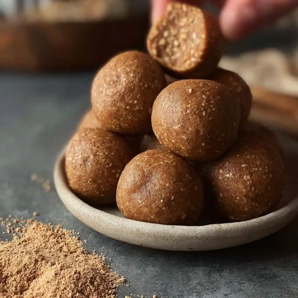 3 Ingredient Almond Butter Protein Balls