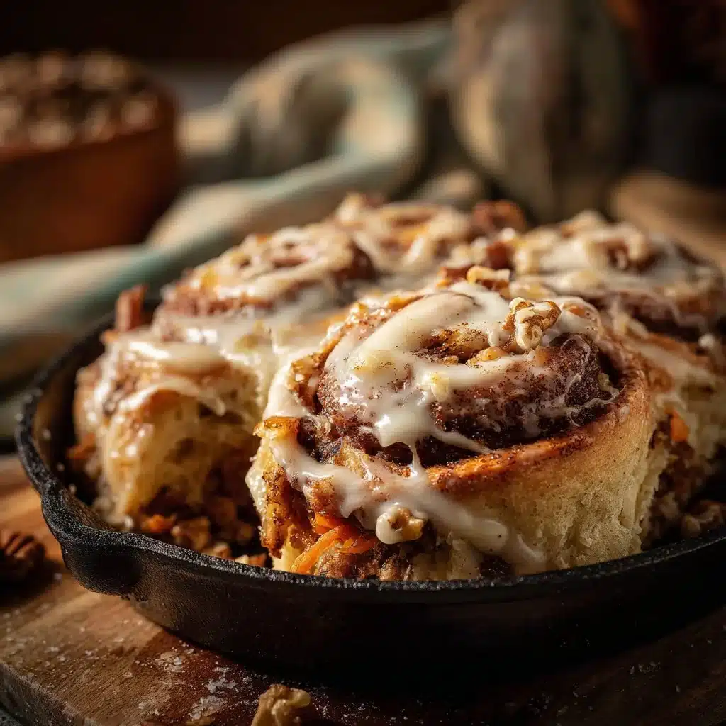 Carrot Cake Cinnamon Rolls