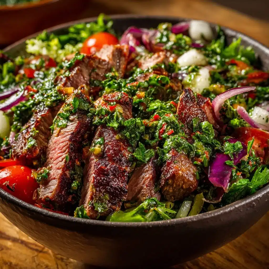 Chimichurri Steak Salad Bowl