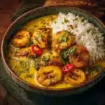 Delicious Churu Yellow Chicken served in a traditional dish