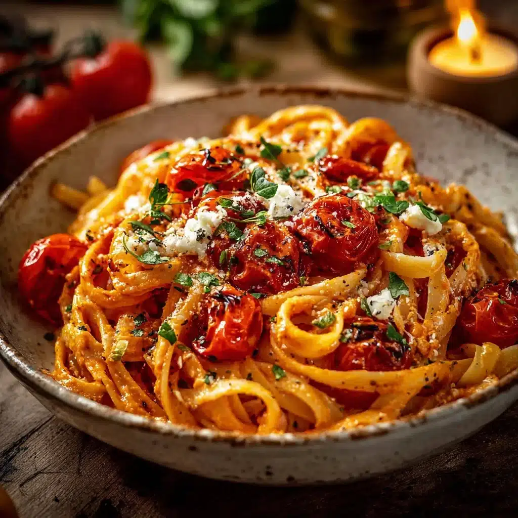 Creamy Roasted Tomato and Garlic Pasta Sauce