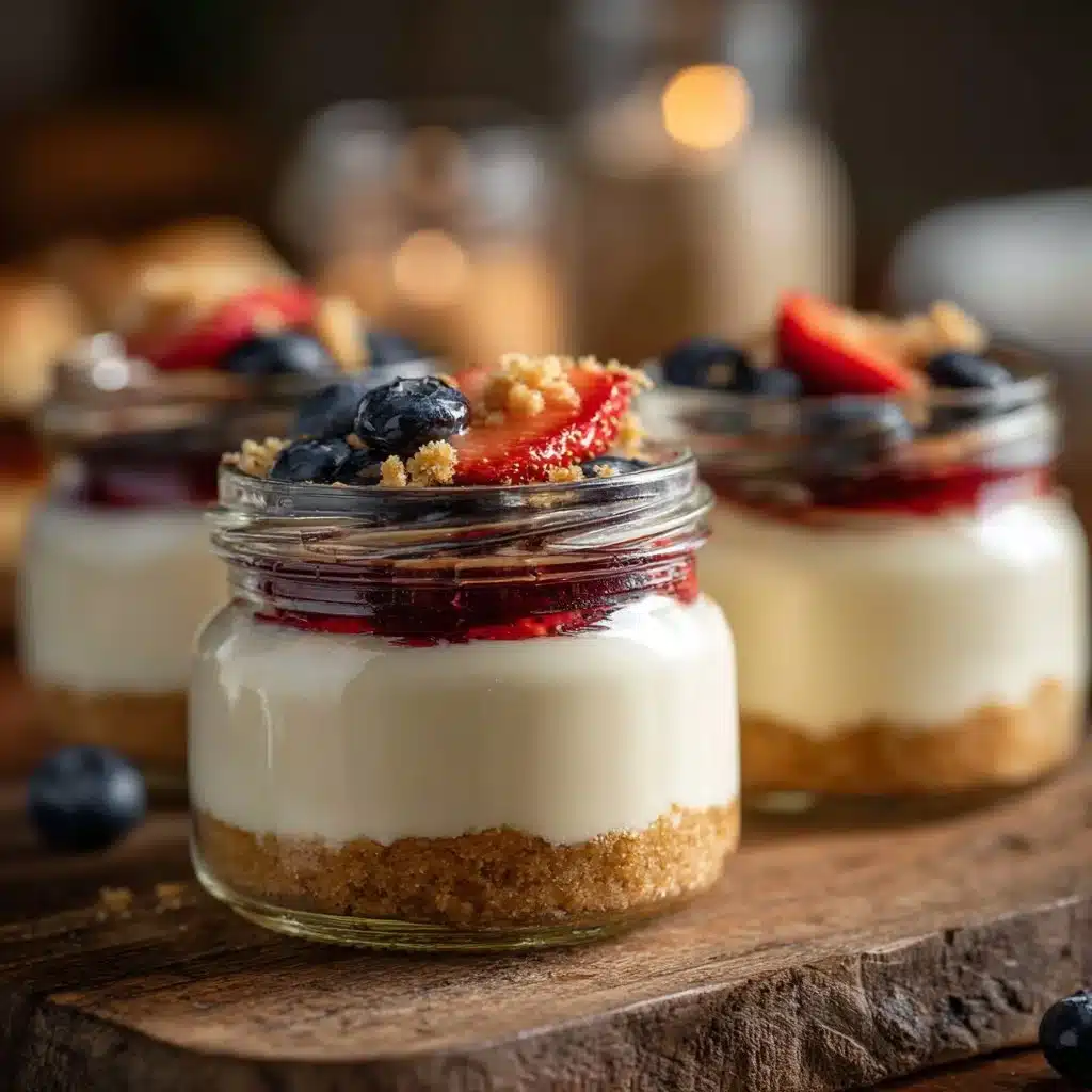 Easy Protein Cheesecake Jars
