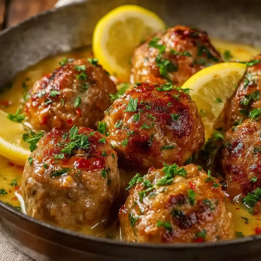 Greek Meatballs in Lemon Sauce