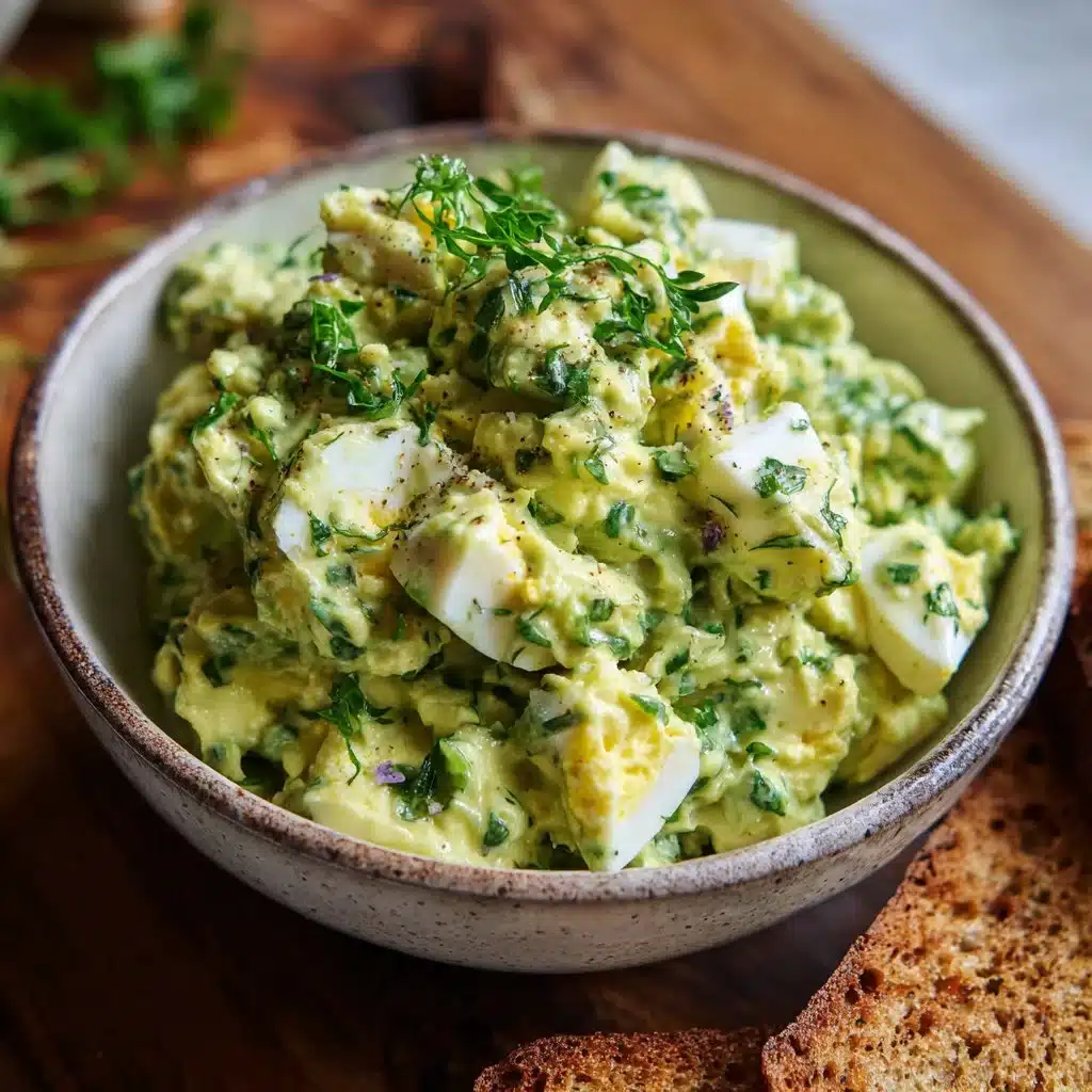 Herby Avocado Egg Salad (10-minute lunch!)
