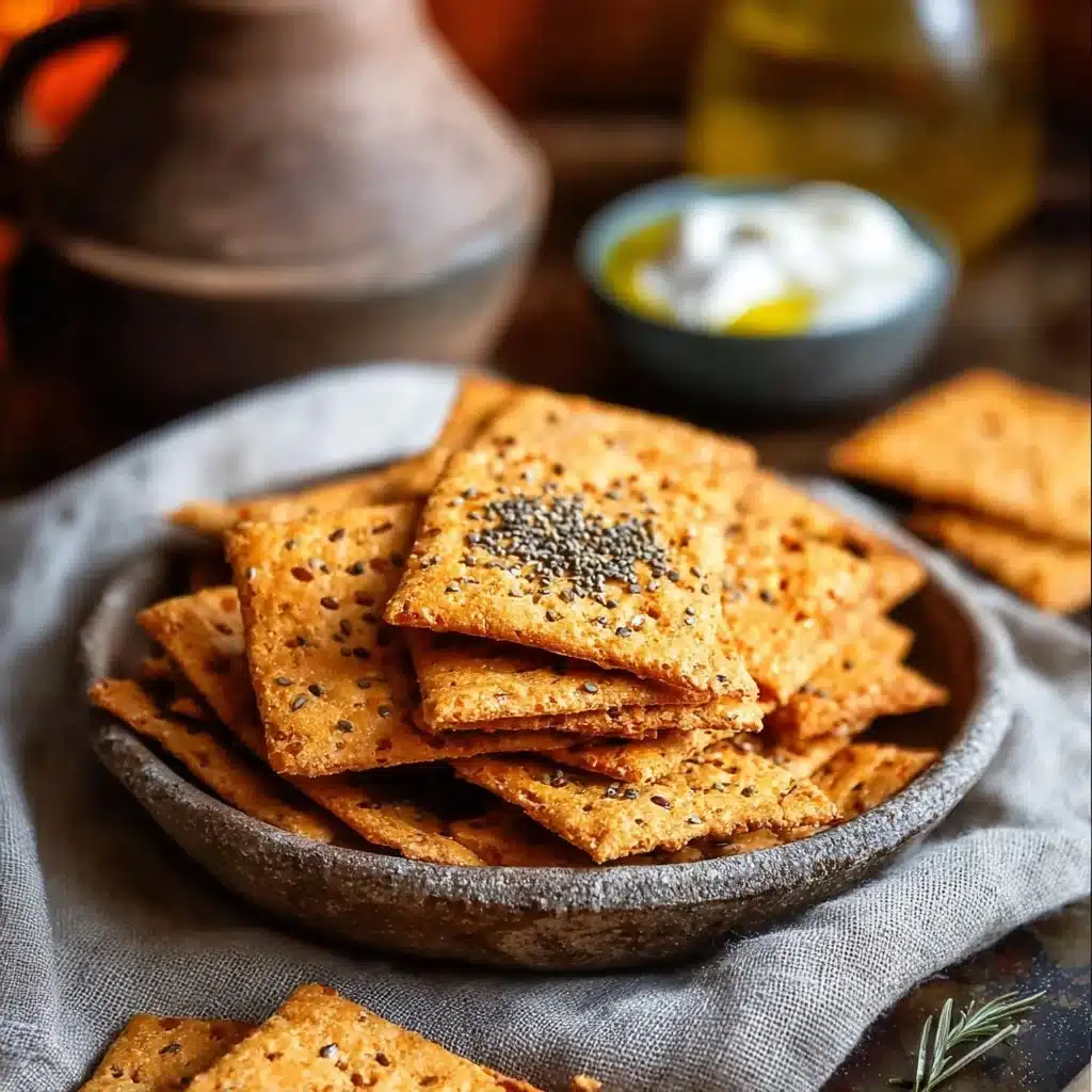 Red Lentil Crackers