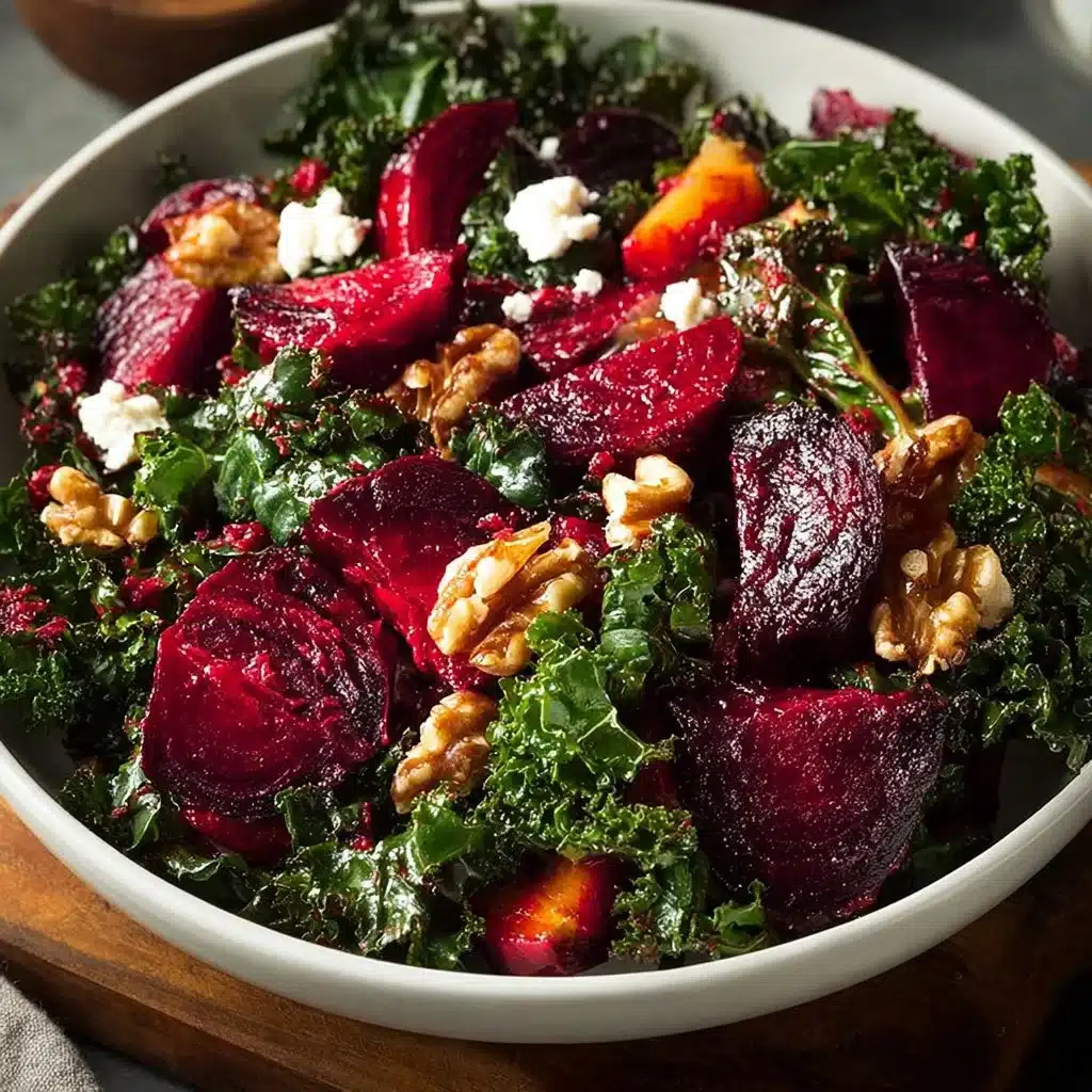 Roasted Beet and Kale Salad
