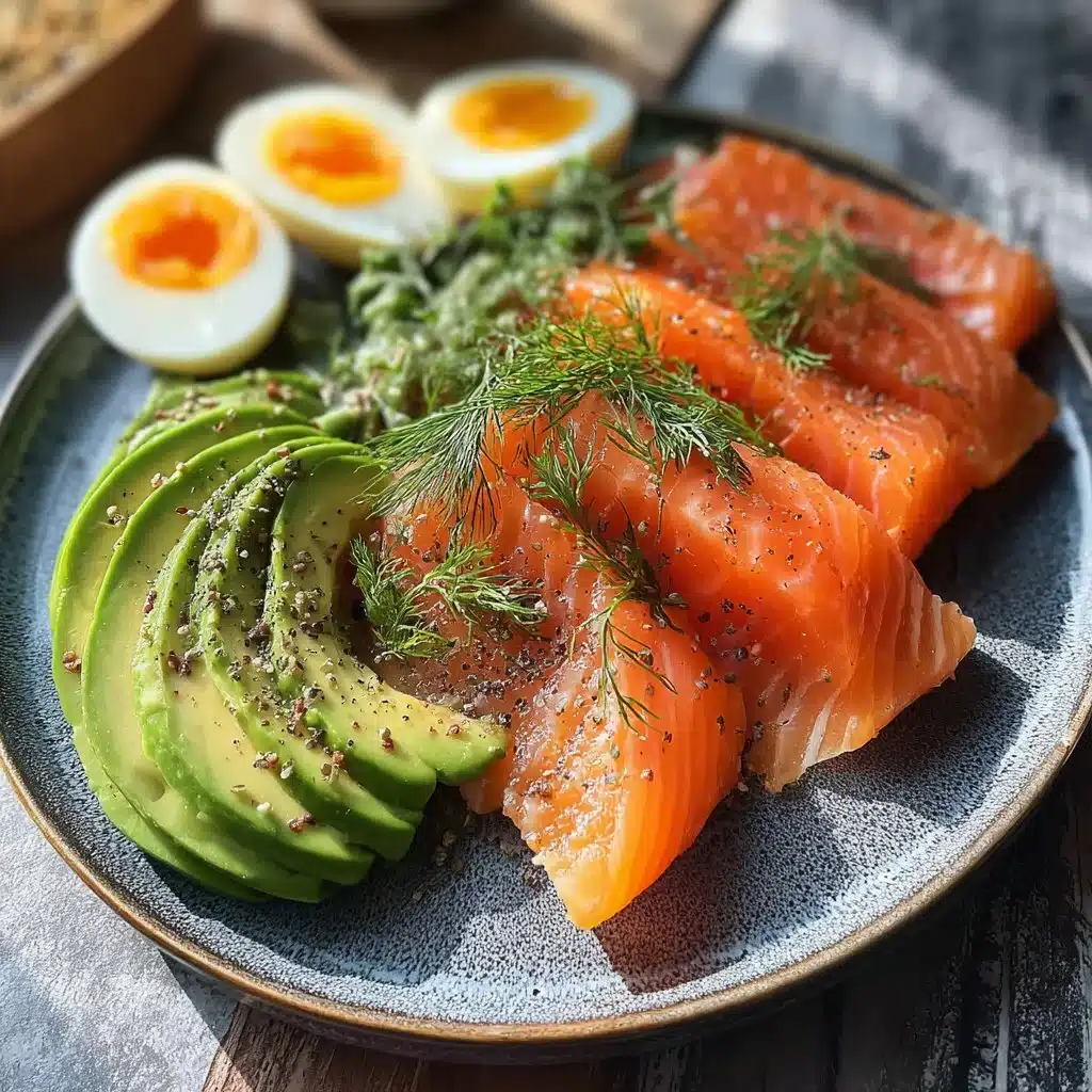 Smoked Salmon Avocado Protein Plate