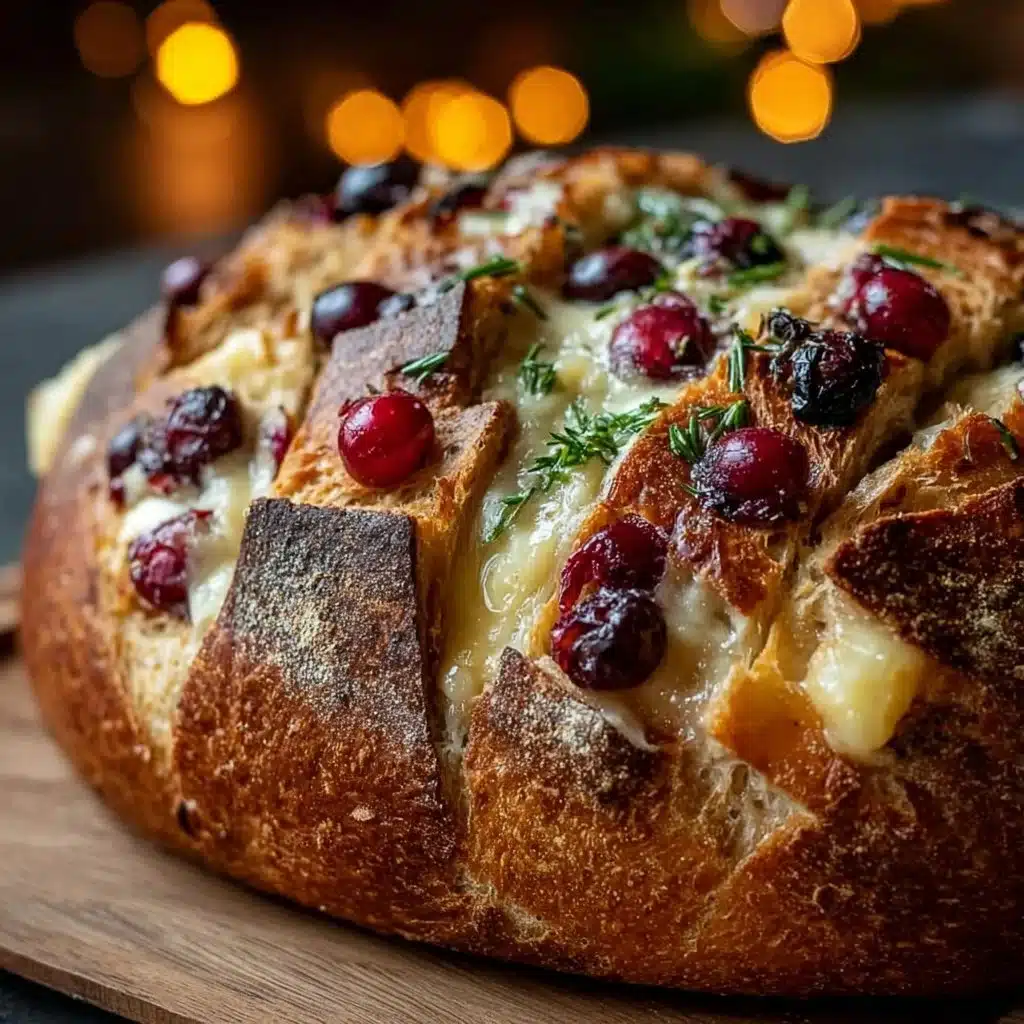 Sourdough Cranberry Brie Bread