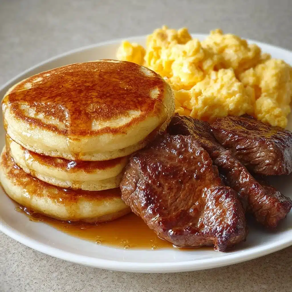 Steak & Pancake Breakfast Feast
