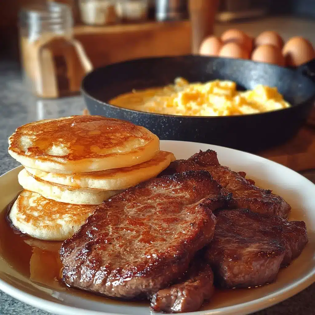 Steak & Pancake Breakfast Feast