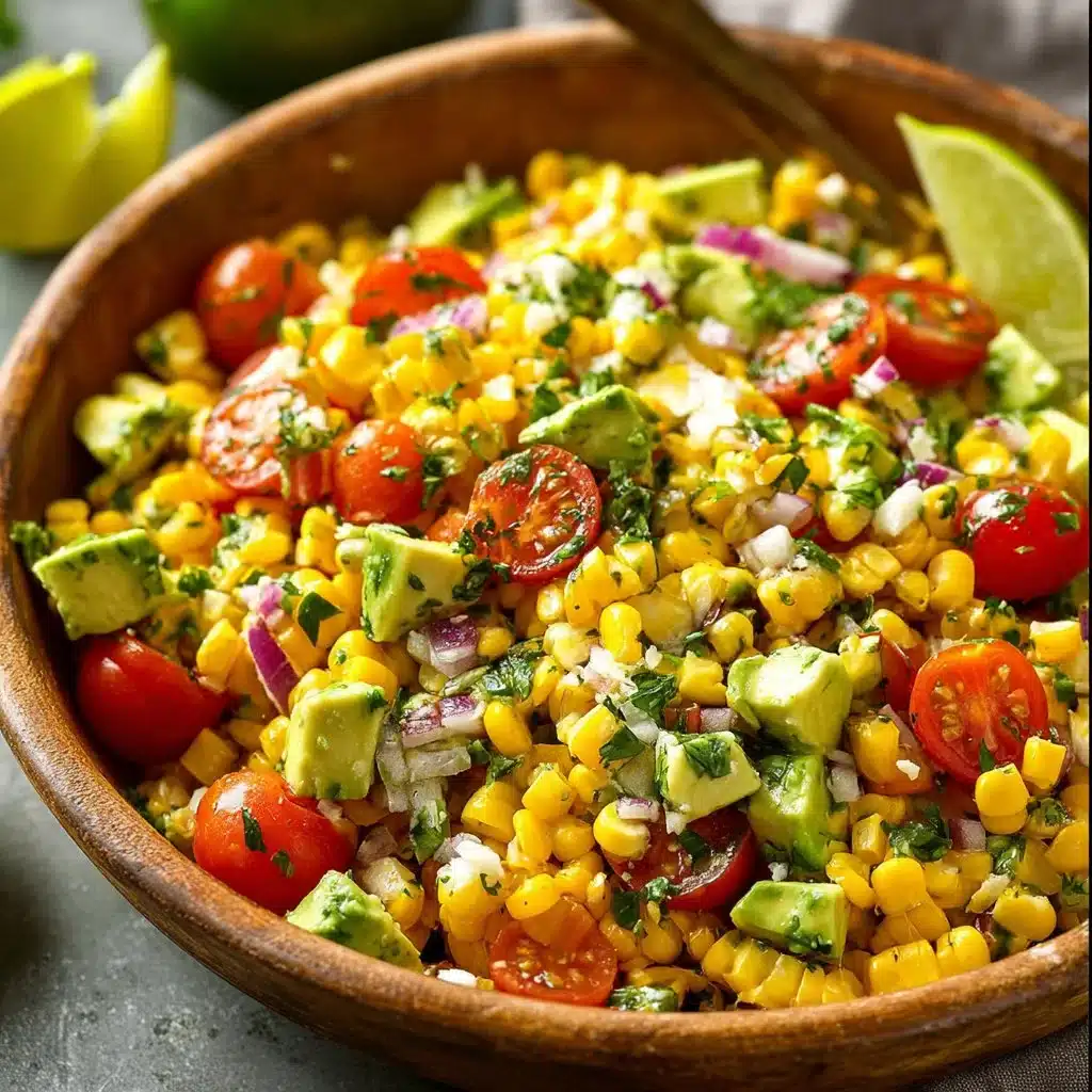 Summer Corn Salad with Avocado