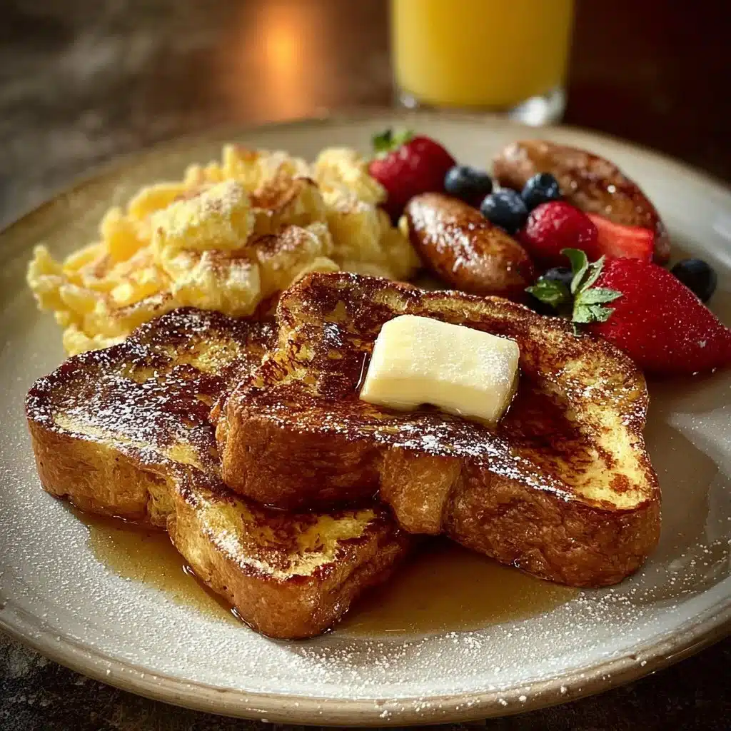 Classic French Toast Breakfast Plate