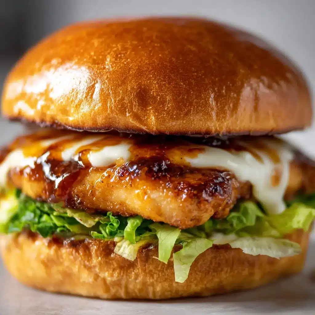 Grilled Chicken Cheese Burger