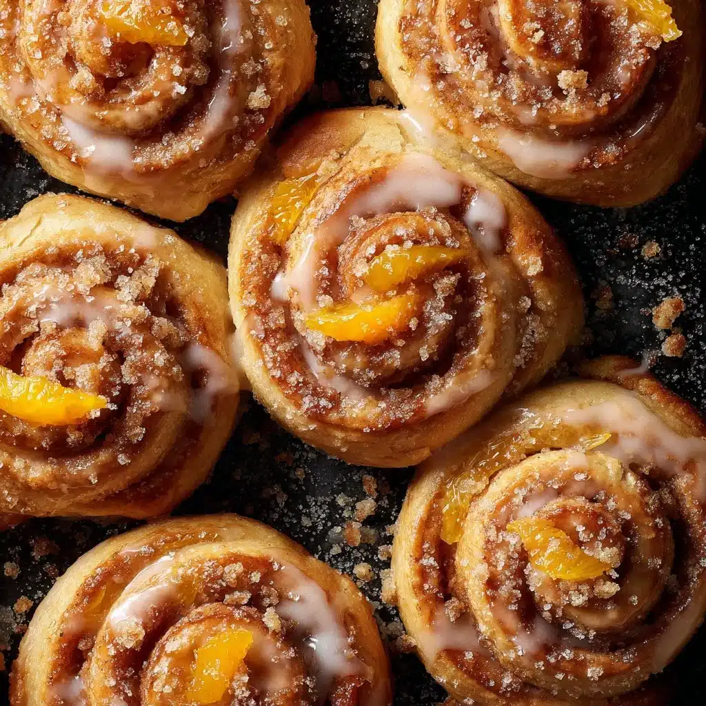 Peach Cobbler Cinnamon Rolls