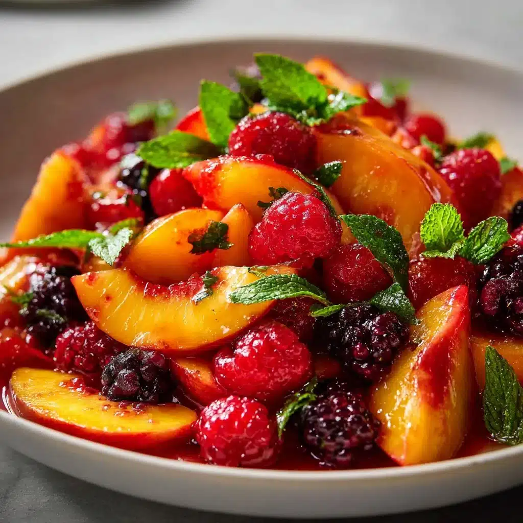 Refreshing Summer Peach Salad