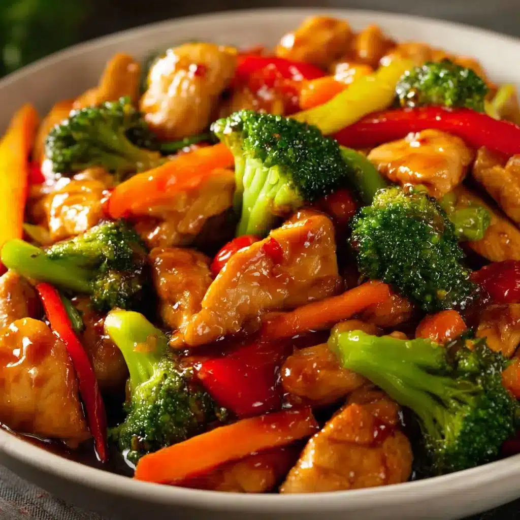 Savory Chicken with Mixed Vegetable Stir Fry in 30 Minutes