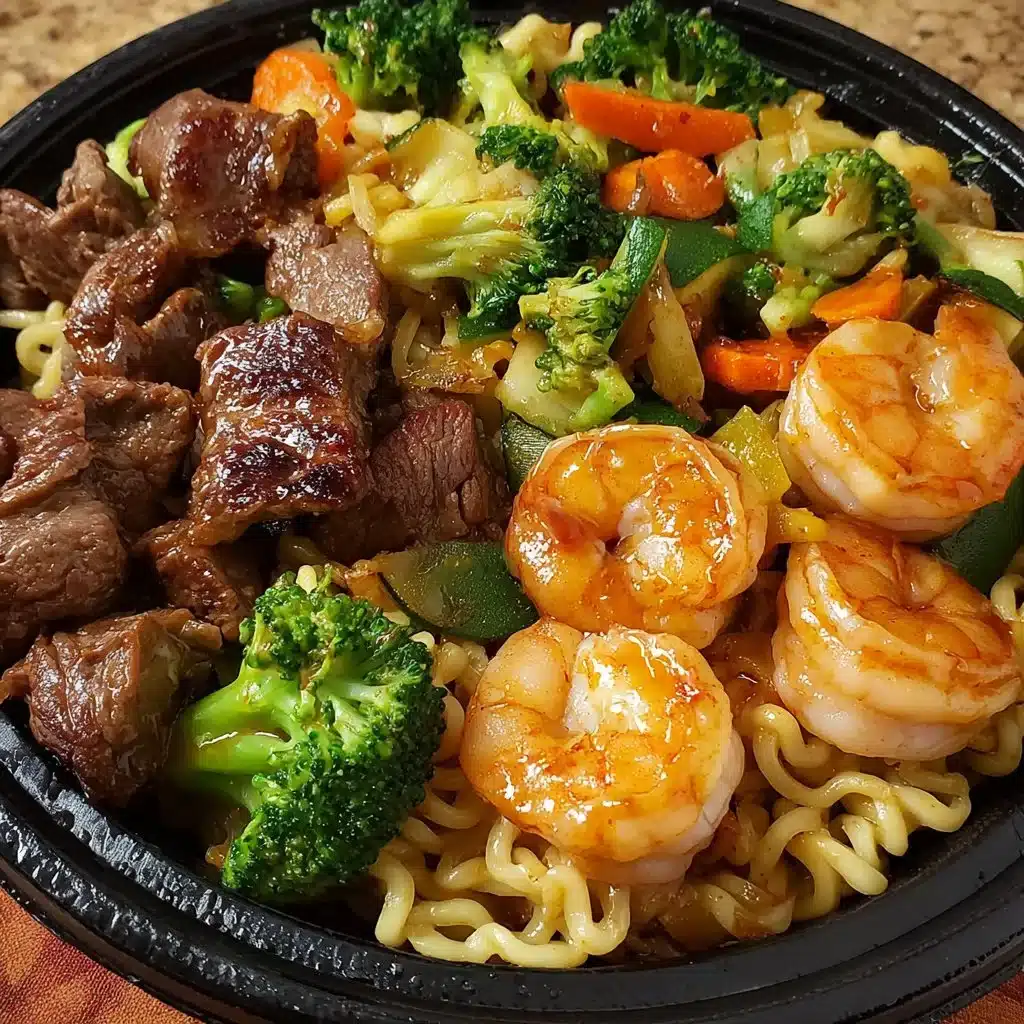 Steak and Shrimp Lo Mein