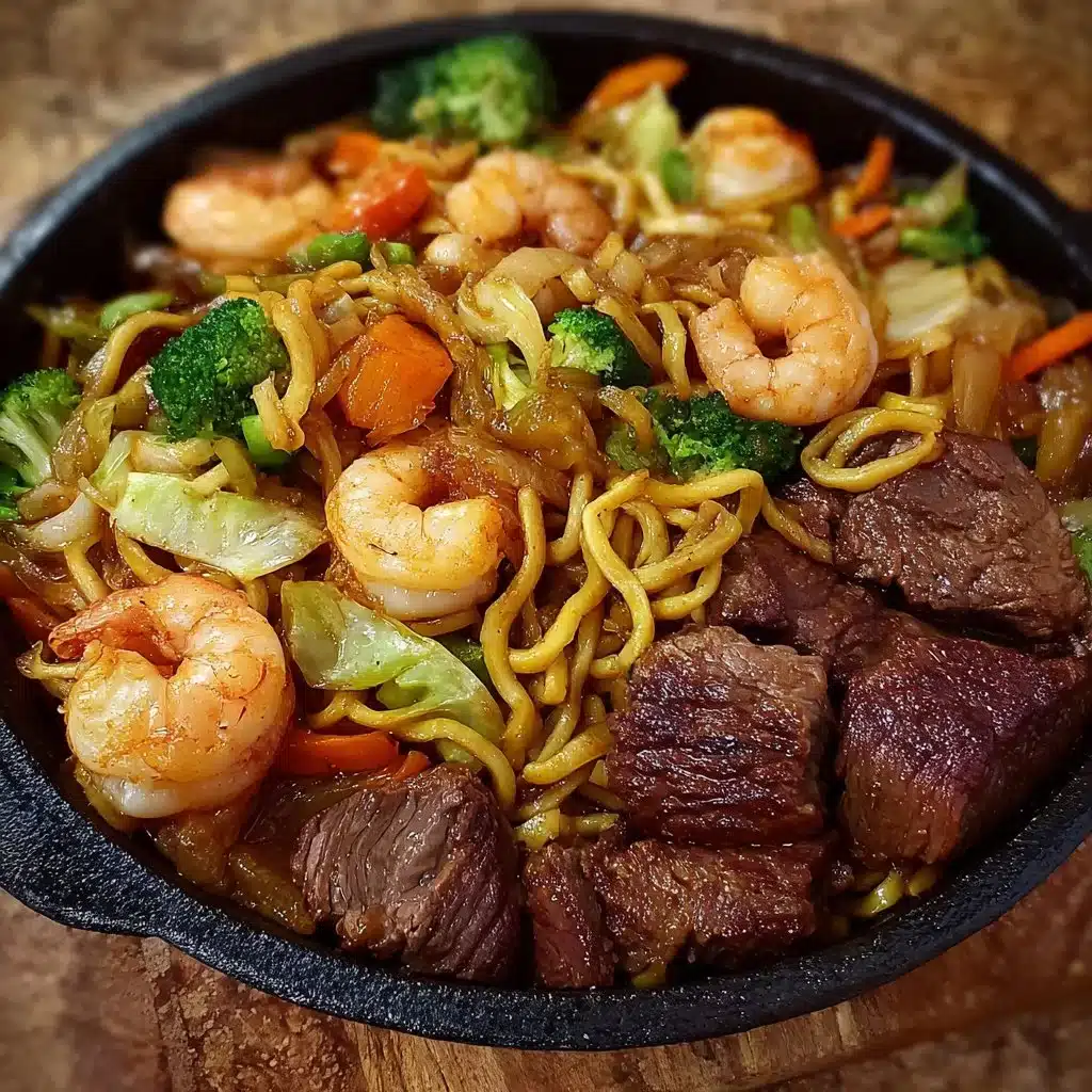 Steak and Shrimp Lo Mein