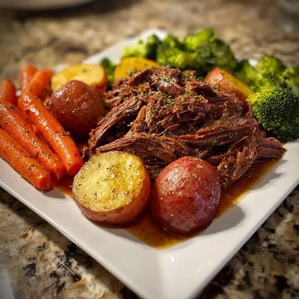 Tender Beef Pot Roast with Veggies