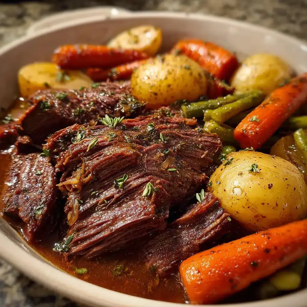 Tender Beef Pot Roast with Veggies