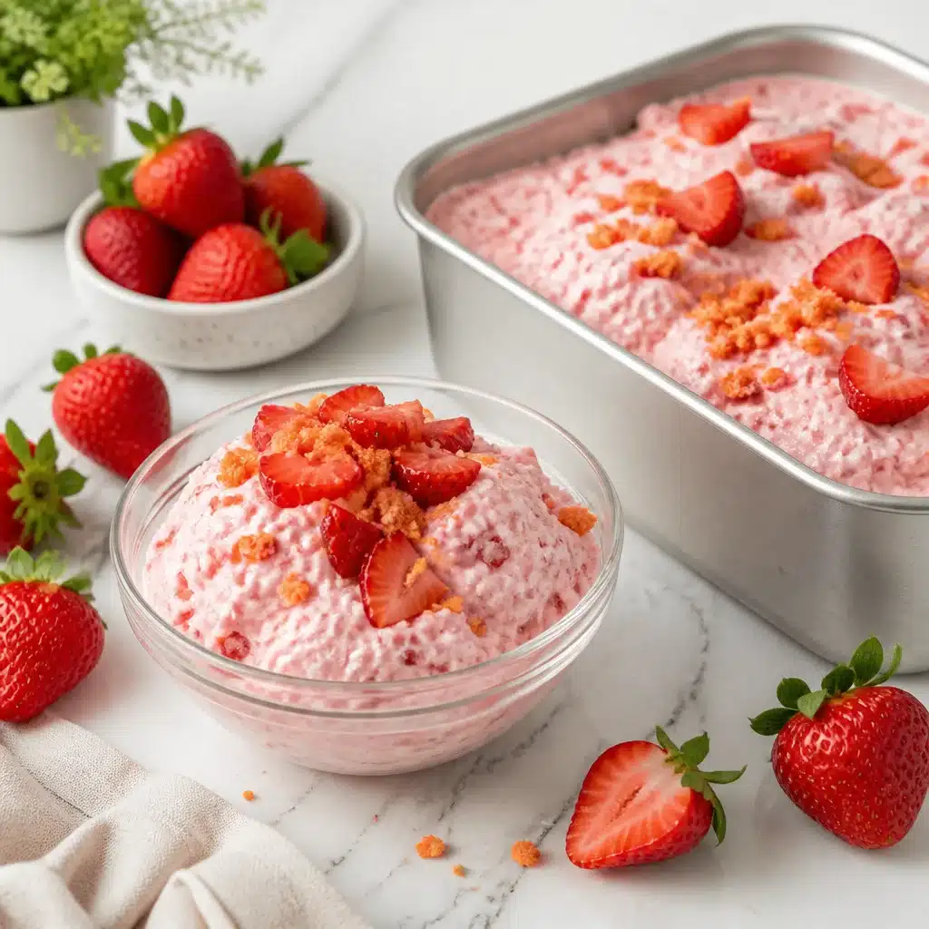 High-Protein Strawberry Cottage Cheese Ice Cream