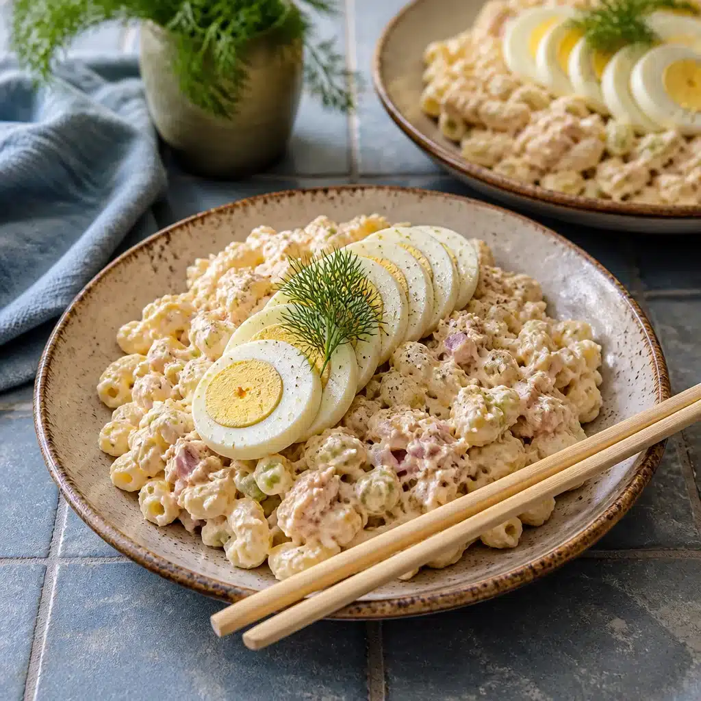Creamy High-Protein Tuna Macaroni Salad