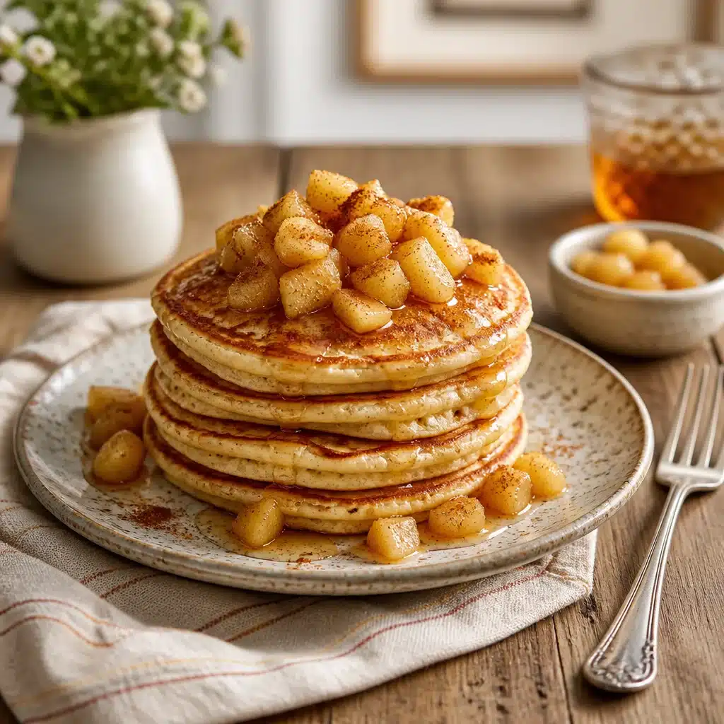 Delicious Macro-Friendly Apple Cinnamon Protein Pancakes to Savor