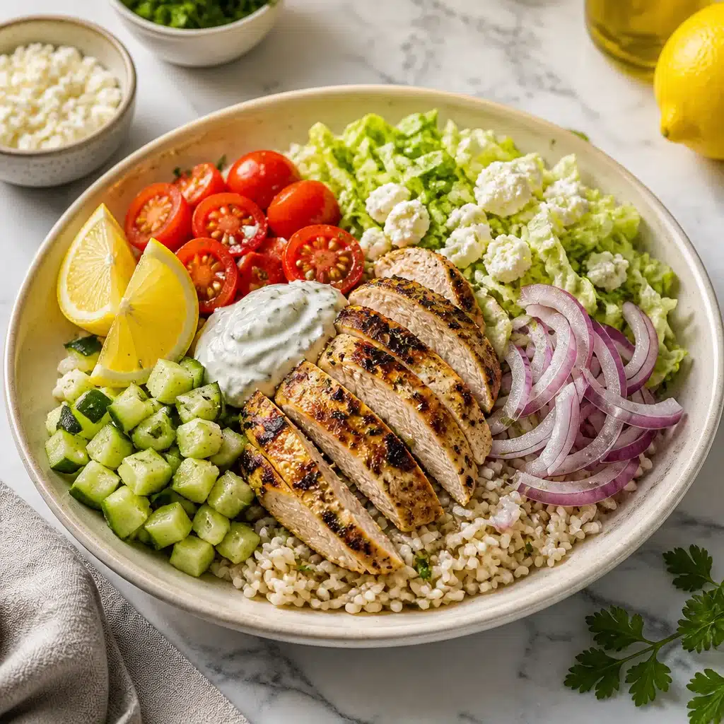 High-Protein Lemon Herb Chicken Salad Bowls You’ll Love