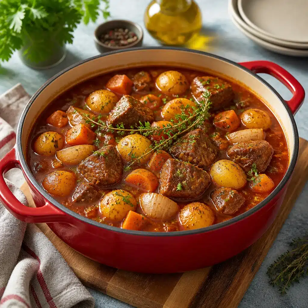 Macro-Friendly Hearty Beef & Vegetable Stew