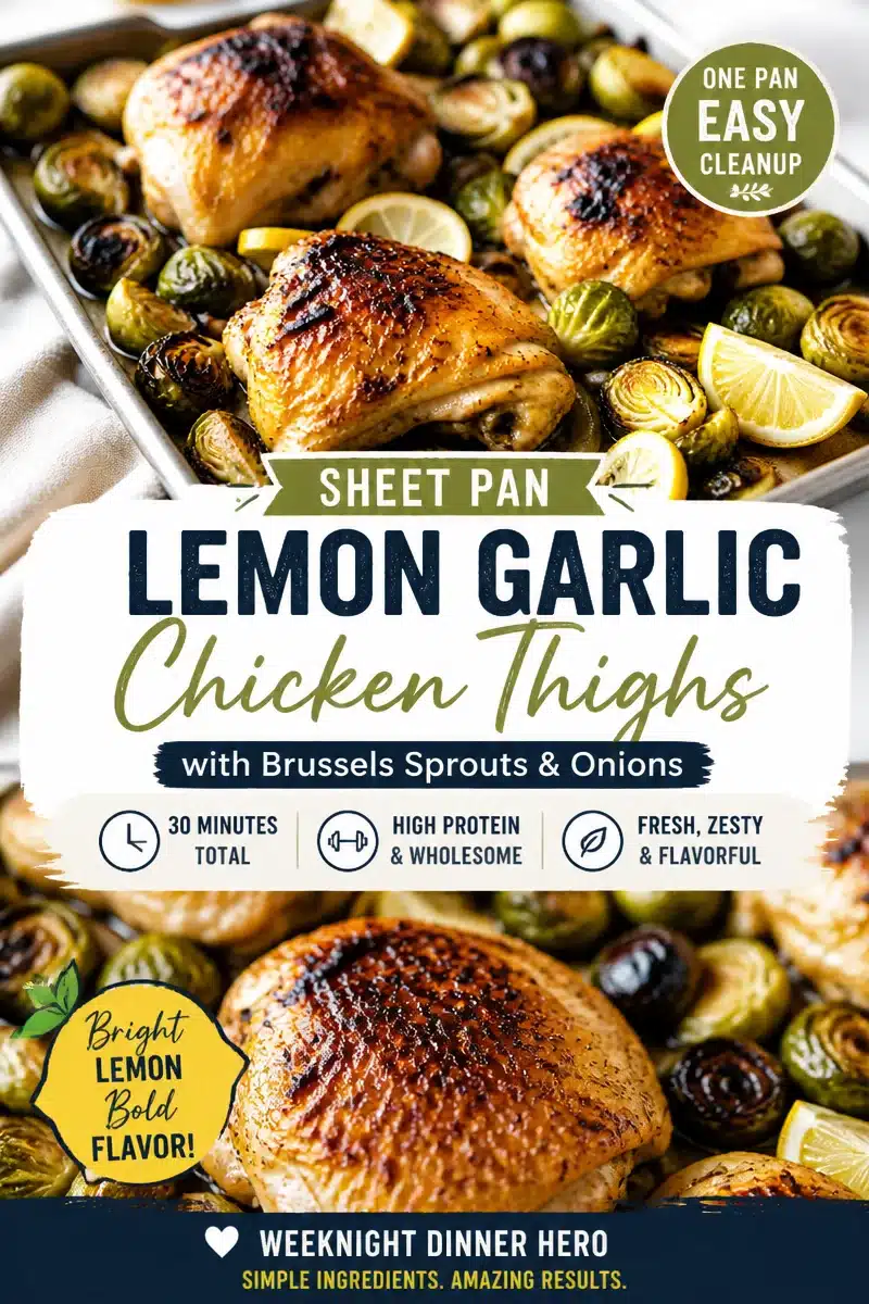 Macro-Friendly Honey Mustard Chicken & Brussels Sprouts Skillet