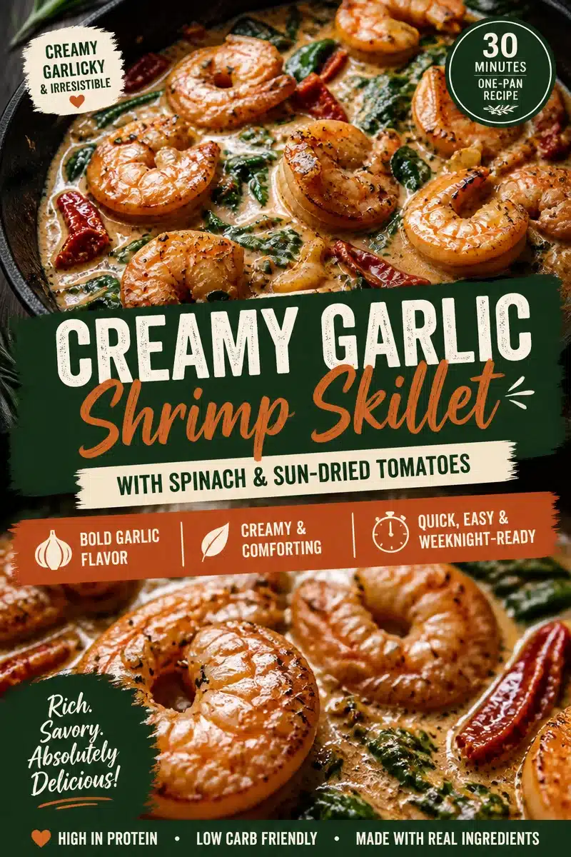 High-Protein Creamy Tuscan Shrimp Bowls
