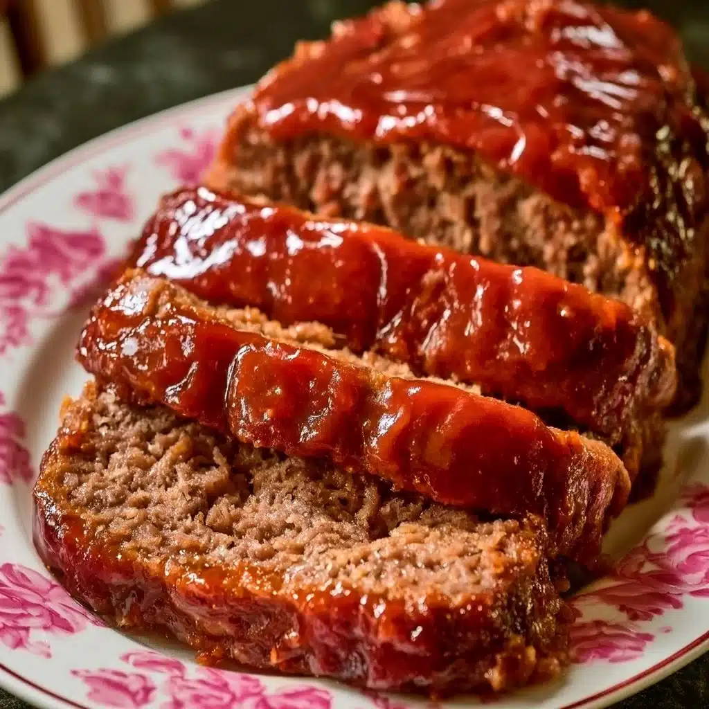 Deliciously homemade Amish Meatloaf served with savory sides