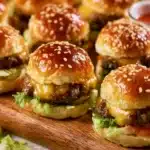 Delicious Big Mac Sliders served on a platter