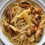 Cowboy Butter Chicken Pasta dish featuring creamy sauce and chicken pieces.